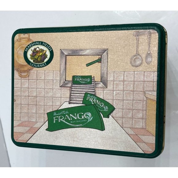 Vintage Marshall Fields Frango Mint Cartoon Candy Decorative Tin 1985 - Picture 5 of 10
